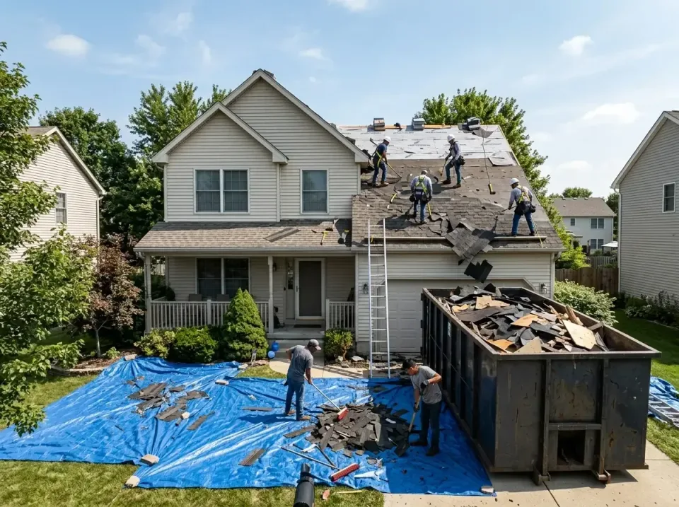 roof-replacement-debris-remova-004 — frequently asked questions, Cheapest Dumpster Rentals in Catonsville, MD